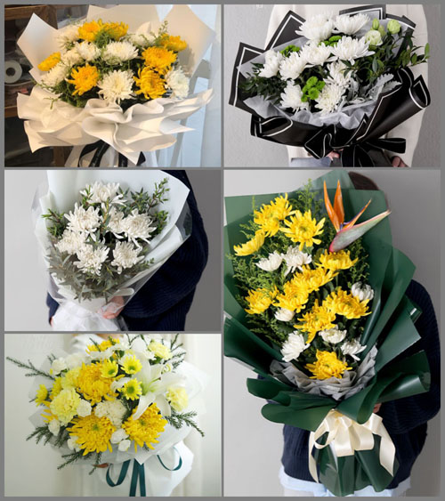 广东梅州市五华县安流镇五联村白事花束代送